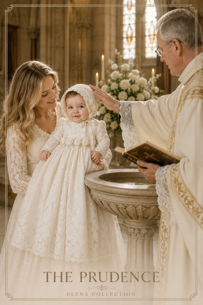The Prudence Christening Gown & Bonnet
