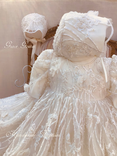 THE GRACE GOWN | COUTURE CHRISTENING ENSEMBLE