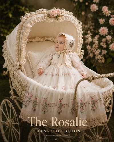 The Rosalie Heirloom Christening Gown
By Elena Collection