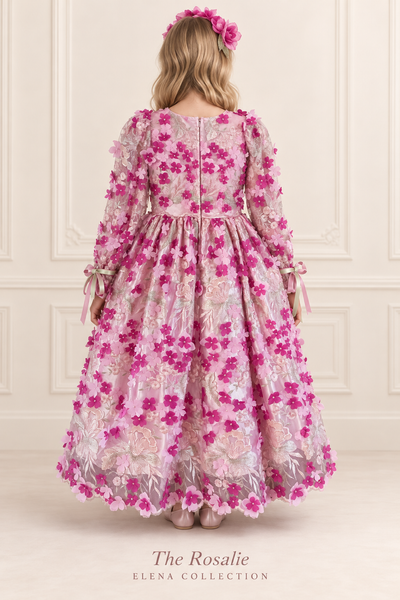 THE ROSALIE | ONE-OF-ONE COUTURE FLOWER GIRL DRESS