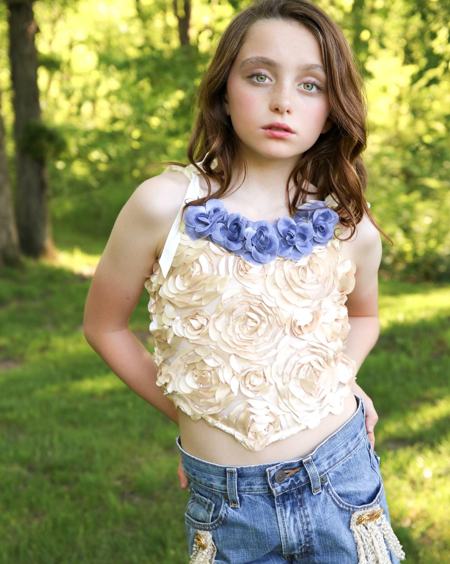 Girls Rossetti Corset Top - Talia