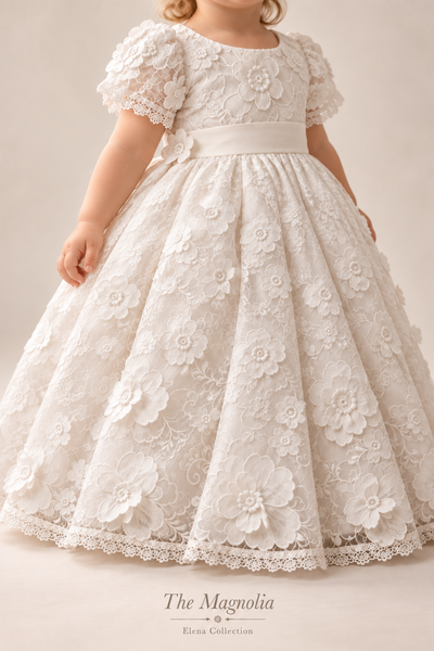 The Magnolia - Heirloom Christening Gown