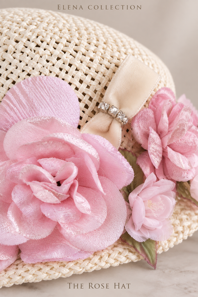 The Rose Hat — Newborn Couture Hat