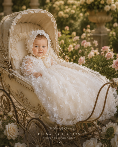The Butterfly - Heirloom Christening Gown