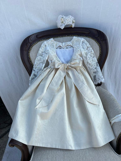 The Antonia Flower Girl Silk Dress Dress