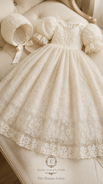 Emma - Heirloom Christening Gown