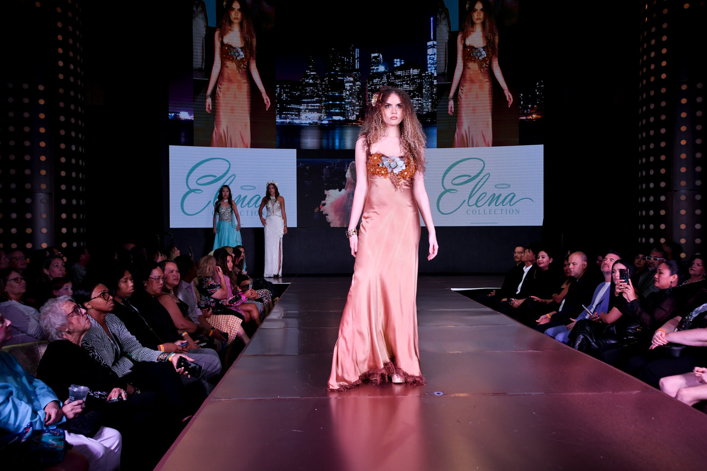 Silk Dress for Hire - Runway