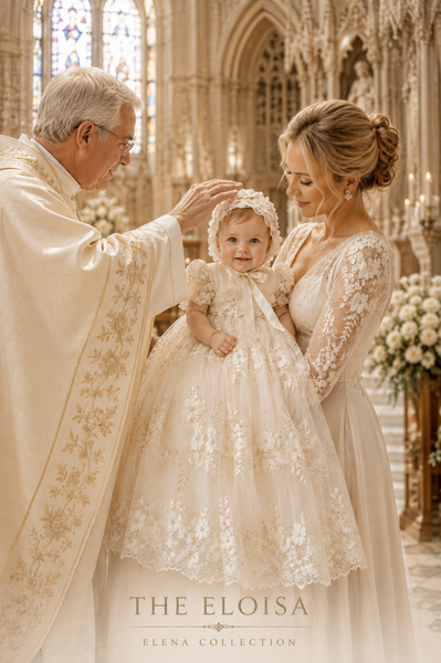 The Eloisa - Heirloom Christening Gown