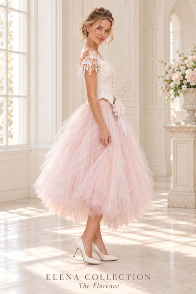 THE FLORENCE
Couture Two-Piece Bridal Ensemble