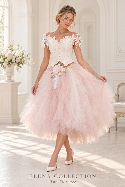THE FLORENCE
Couture Two-Piece Bridal Ensemble