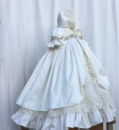 Casandra Gown - Heirloom Christening Gown