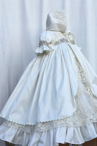 Casandra Gown - Heirloom Christening Gown