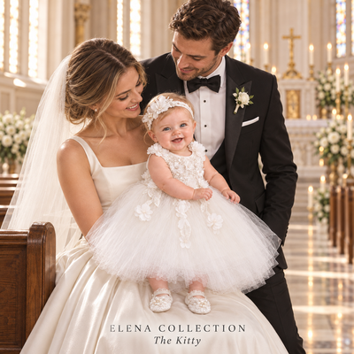 The Kitty — One-of-One Baby Dress Set