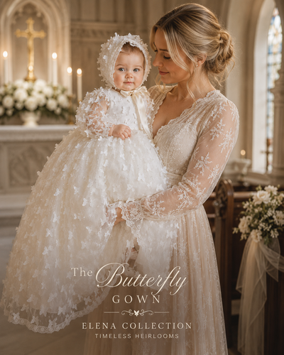The Butterfly - Heirloom Christening Gown