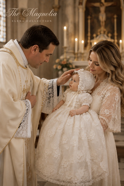 The Magnolia - Heirloom Christening Gown