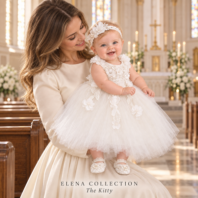 The Kitty — One-of-One Baby Dress Set