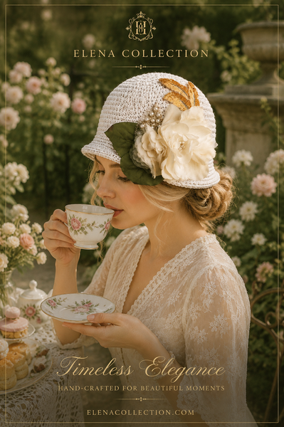 The Golden Garden Cloche Hat