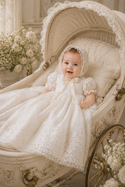 The Rosalba - Heirloom Christening Gown