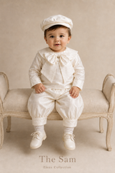 The Sam | Archival Three-Piece Silk Christening