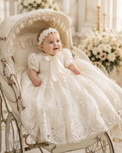 The Dior - Heirloom Christening Gown
