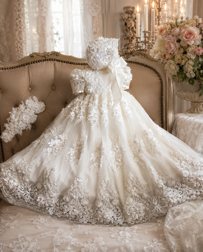 The Dior - Heirloom Christening Gown