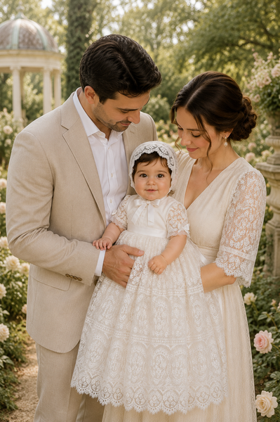 The Edit Heirloom Christening Gown