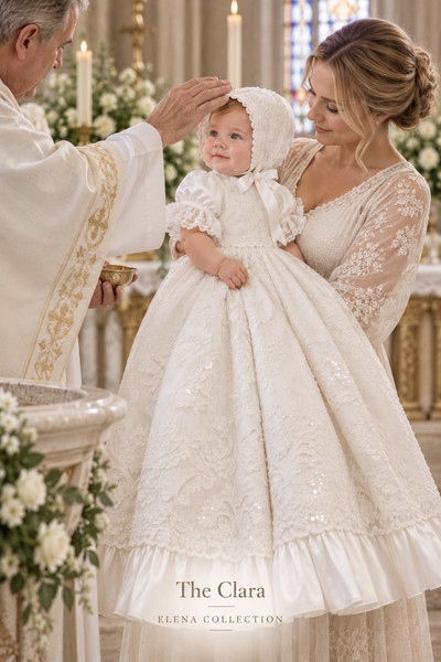 The Clara - Heirloom Christening Gown