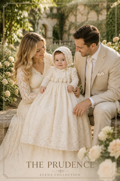 The Prudence Christening Gown & Bonnet