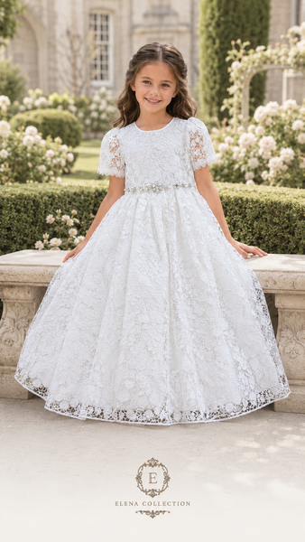 THE OLIVIA | COUTURE FLOWER GIRL DRESS