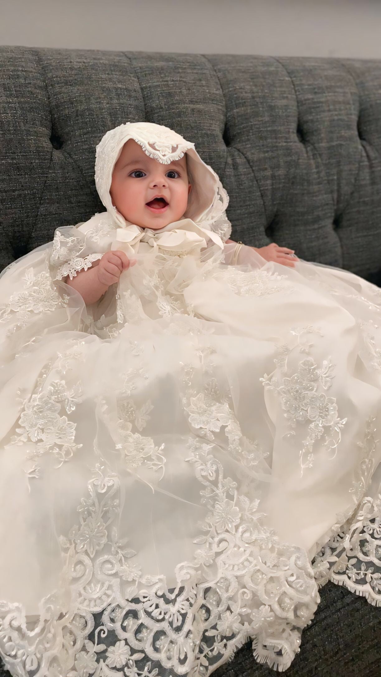 Lace Christening Beautiful Christening Gowns Heirloom Gown For