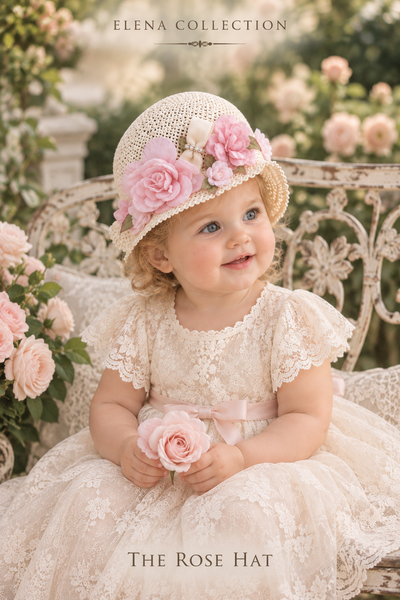 The Rose Hat — Newborn Couture Hat