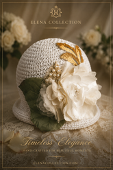 The Golden Garden Cloche Hat