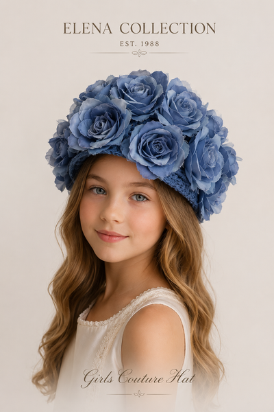 The Blue Vintage Girls Hat