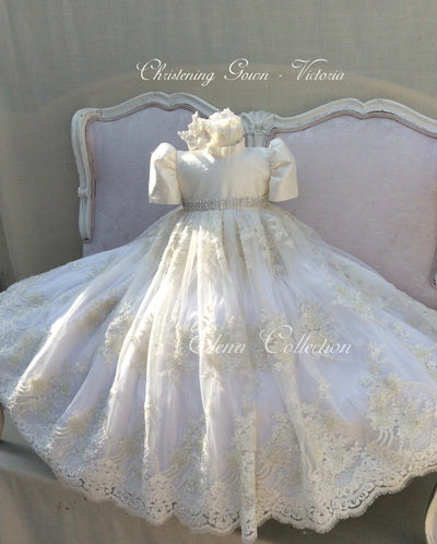 Victoria Gown - Heirloom Christening Gown