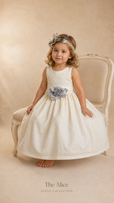 THE ALICE | EYELET COTTON TODDLER DRESS