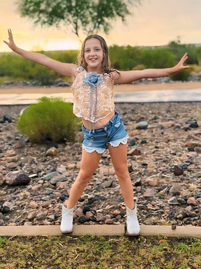 Girls Corset Top - Twinkle