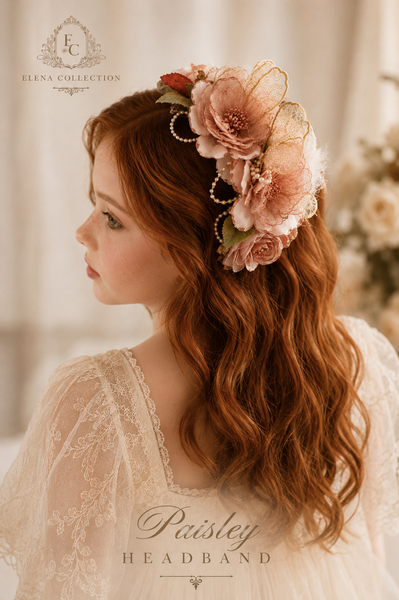 Paisley - Headband Floral Couture