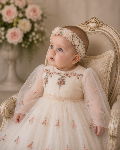 The Rosalie Heirloom Christening Gown
By Elena Collection