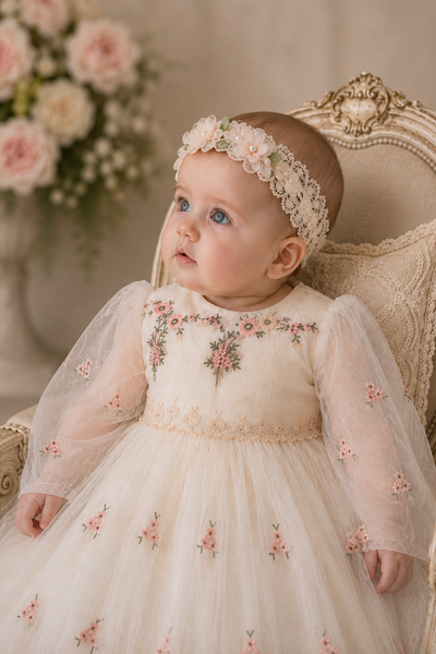 The Rosalie Heirloom Christening Gown
By Elena Collection