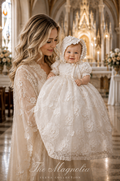 The Magnolia - Heirloom Christening Gown