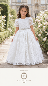 THE OLIVIA | COUTURE FLOWER GIRL DRESS