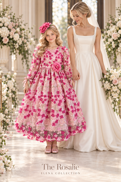 THE ROSALIE | ONE-OF-ONE COUTURE FLOWER GIRL DRESS