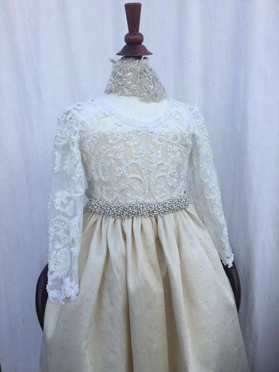 The Antonia Flower Girl Silk Dress Dress
