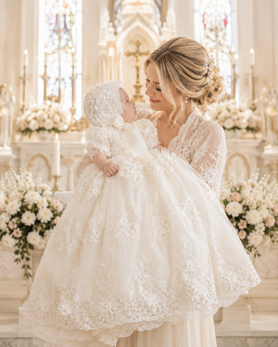The Dior - Heirloom Christening Gown