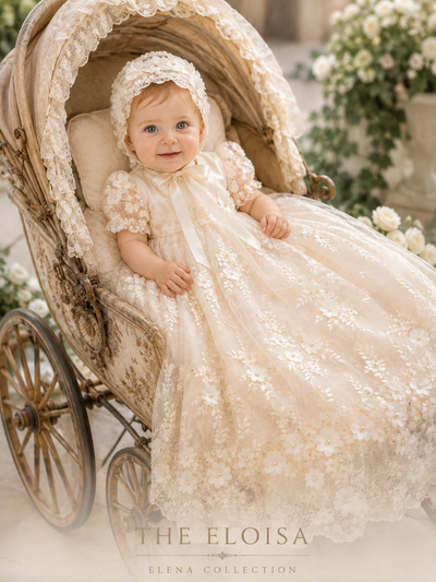 The Eloisa - Heirloom Christening Gown