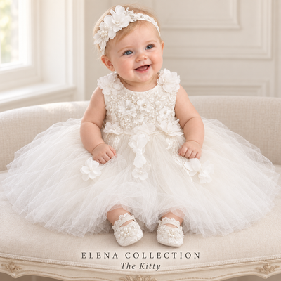 The Kitty — One-of-One Baby Dress Set