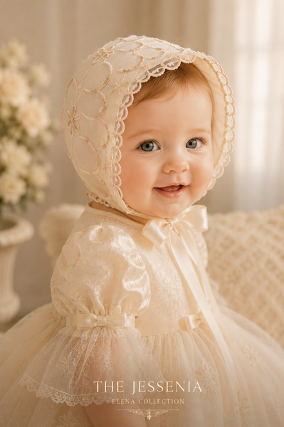 The Jessenia - Heirloom Christening Gown