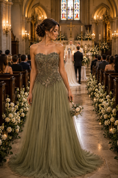 The Sage Garden Corset Gown
From the Elena Collection Archives • One of a Kind