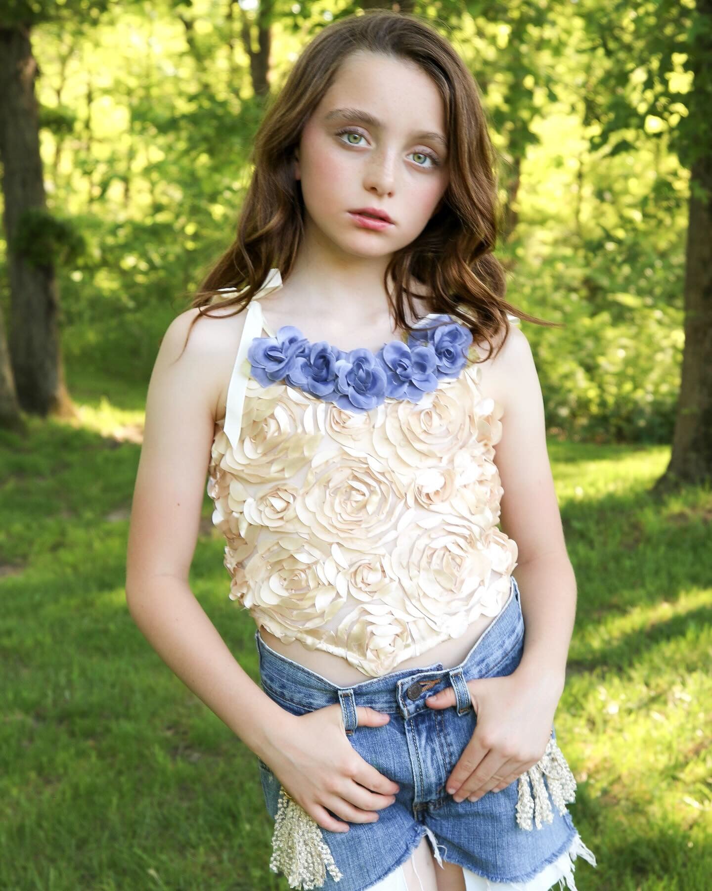 Girls Rossetti Corset Top - Talia