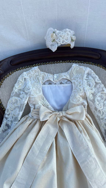 The Antonia Flower Girl Silk Dress Dress